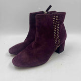 White House Black Market Women's Shoe Size 6.5 Wine Studs Boots