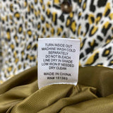 Current Air Women's Size M Yellow Animal Print Jacket