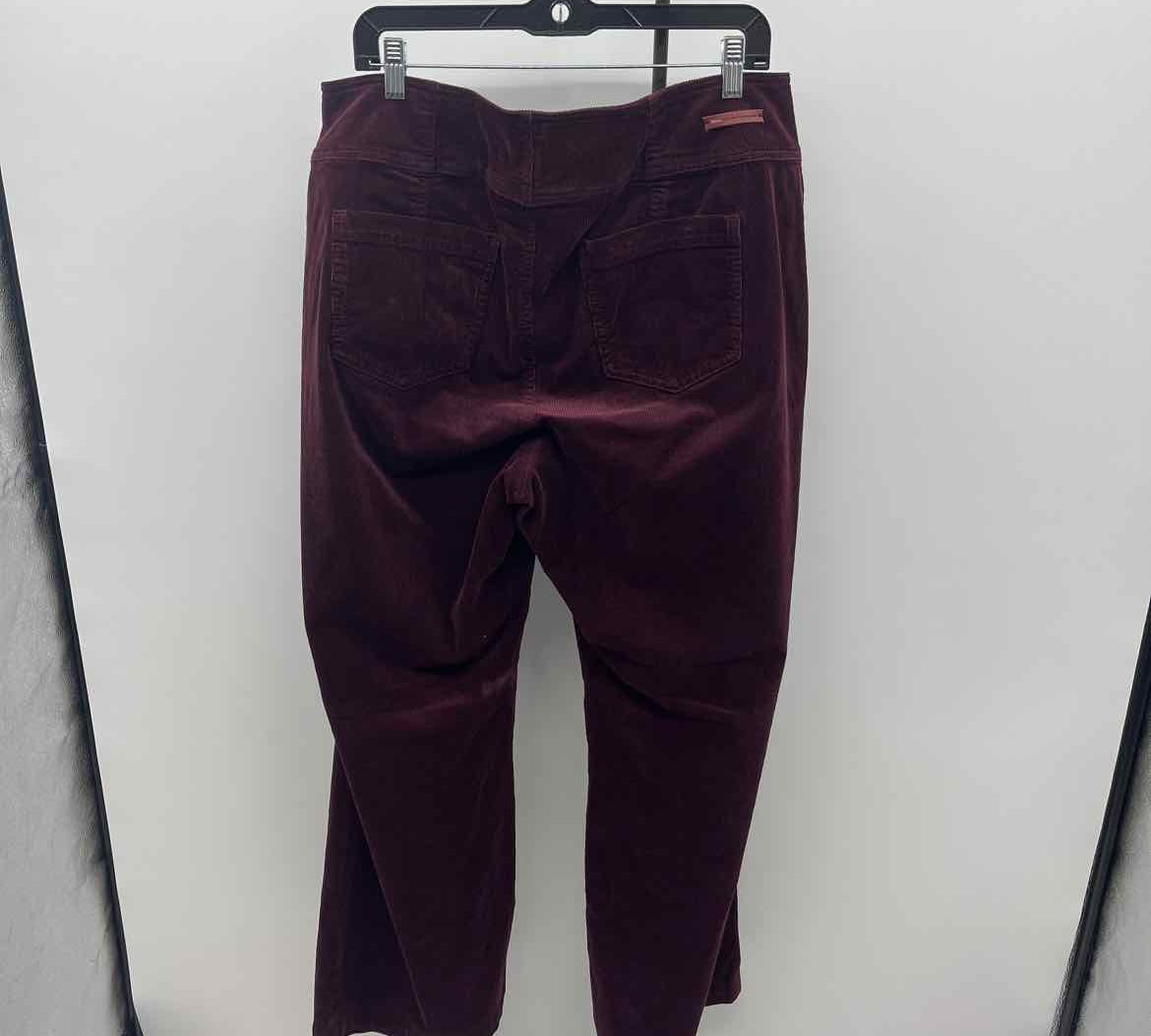 Pilcro Junior's Size 18W Wine Corduroy Pants