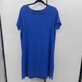 Talbots Women's Size 2XP Blue Solid Dress