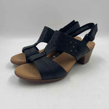 Clarks Women's Shoe Size 6.5 Black Textured Sandals