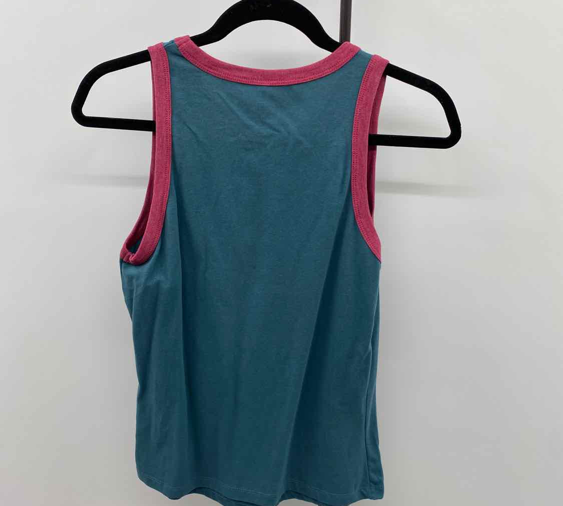 Natural life Women's Size M Green Floral Tank