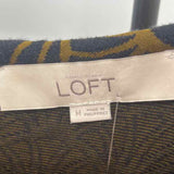 Loft Women's Size 14 Navy fan Dress