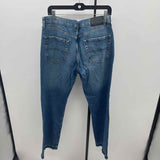 Lucky Brand Men's Size 32 Blue Solid Jeans
