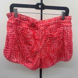 Athleta Women's Size 14 Orange Abstract Shorts