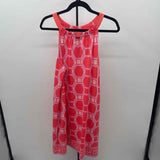 Cabana Women's Size 14 coral Geometric Dress
