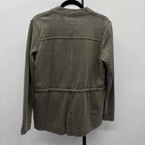 Lucky Brand Women's Size S Green Solid Jacket