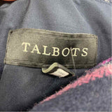 Talbots Women's Size 12 Navy Plaid Skirt