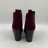 Express Women's Shoe Size 7 Wine Solid Boots