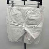 Coral Bay Women's Size 8 White Solid Shorts