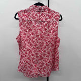 Tommy Hilfiger Women's Size XL Fuschia Floral Sleeveless Shirt