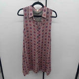 Hem & Thread Women's Size 10 Red Squares Dress