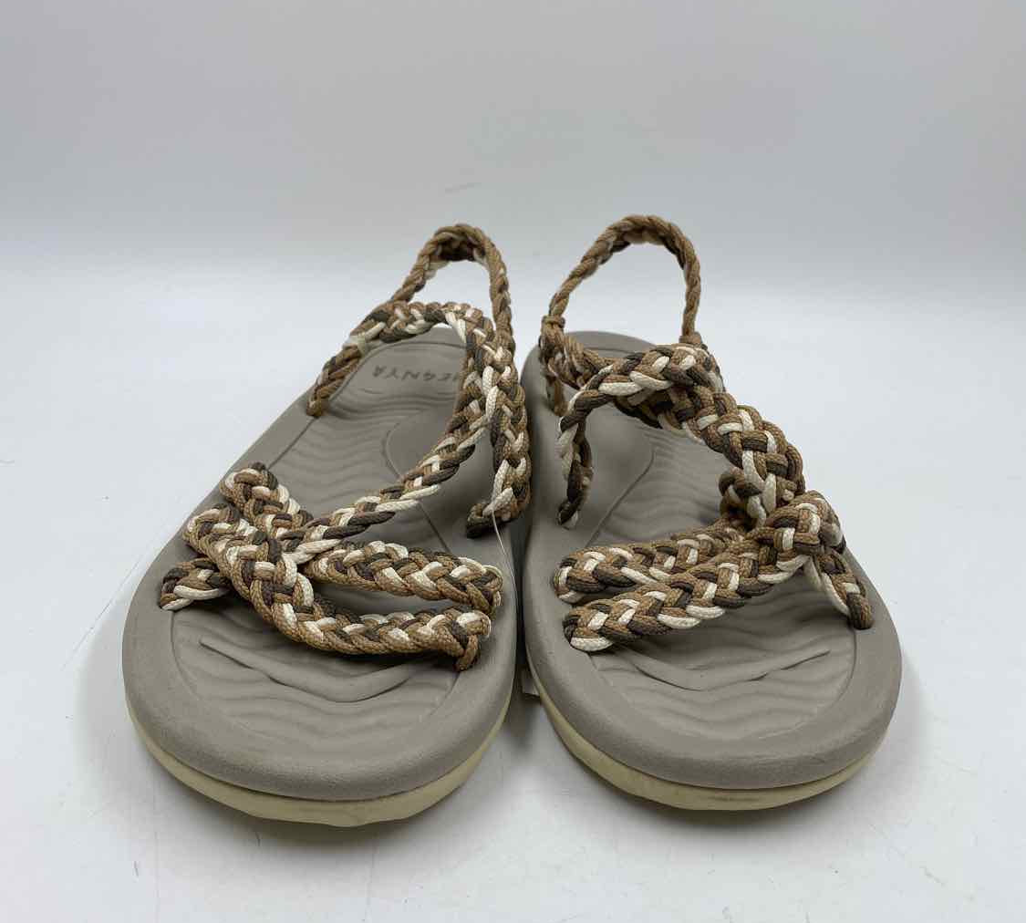 megnya Women's Shoe Size 10 Brown Braided Sandals