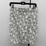 Lands End Women's Size 24W Black Floral Skirt