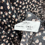 Natural life Women's Size 20 Black Floral Dress
