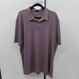 7 Diamonds Men's Size XL mauve dots Short Sleeve Shirt