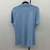 Tommy Hilfiger Women's Size XL Blue Solid Short Sleeve Shirt
