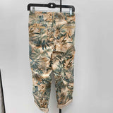 Chico's Women's Size 14 Beige Leaf Capris