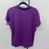 Callaway Women's Size XL Purple Solid Short Sleeve Shirt