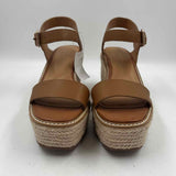 Crown Vintage Women's Shoe Size 8 Caramel Solid Sandals