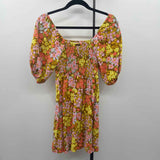 Billabong Women's Size 2 Brown Floral Dress