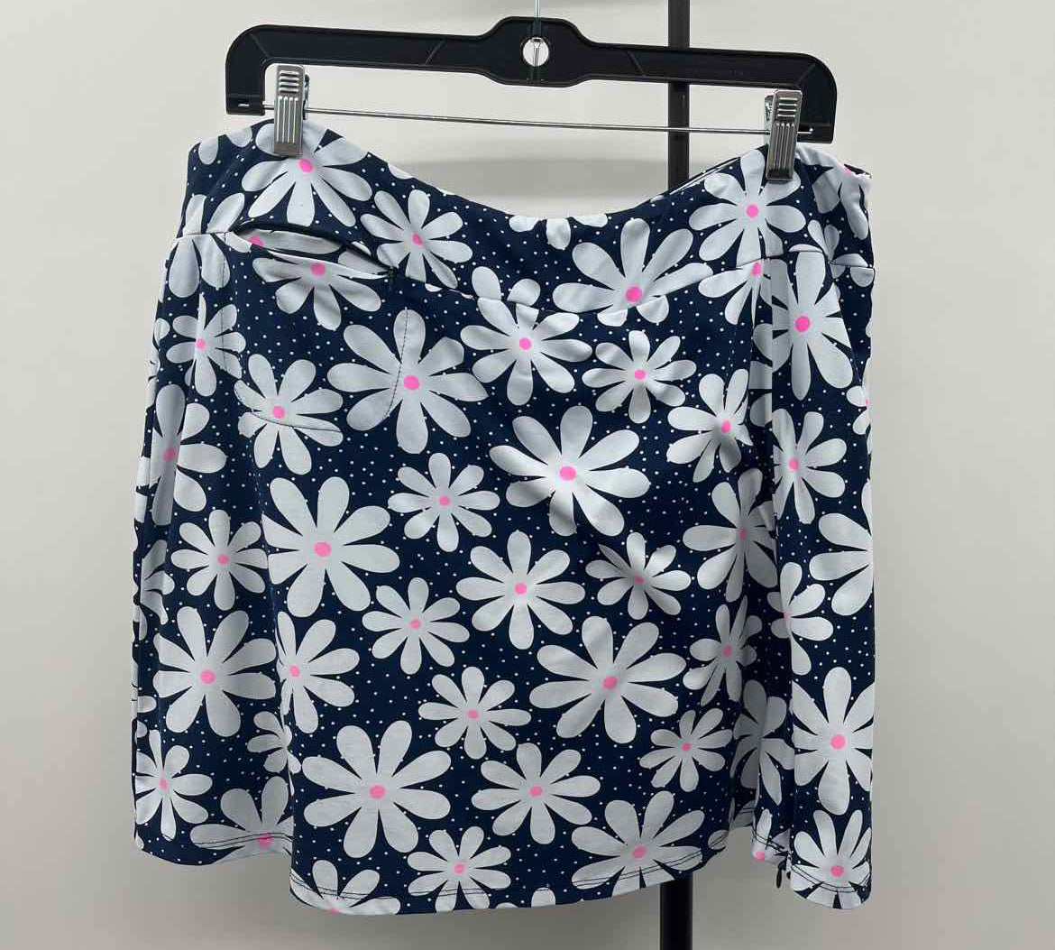 Anthony's Resort Wear Women's Size 16 Navy Floral Skirt