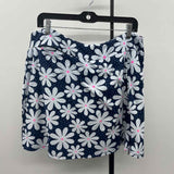 Anthony's Resort Wear Women's Size 16 Navy Floral Skirt