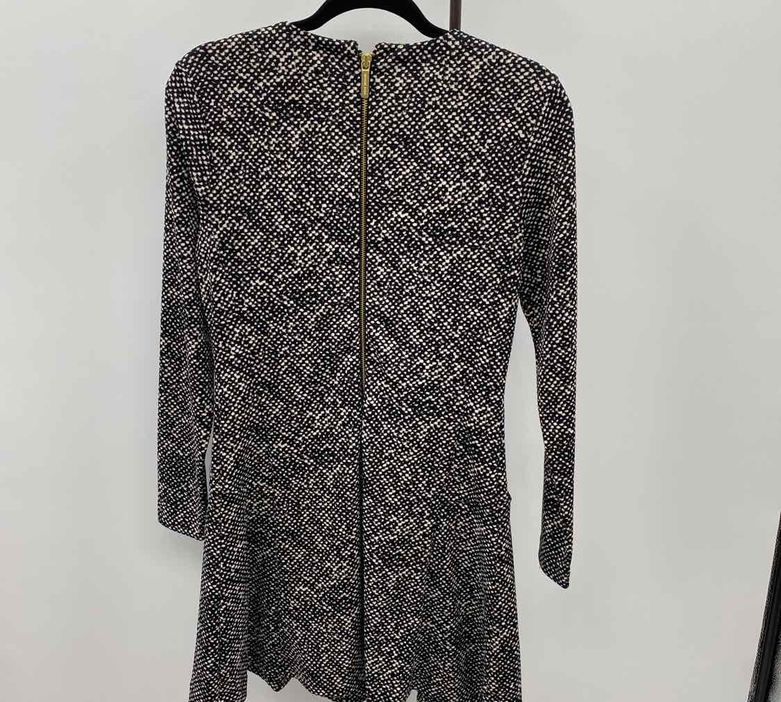Michael Kors Women's Size 10P Black Abstract Dress