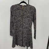 Michael Kors Women's Size 10P Black Abstract Dress