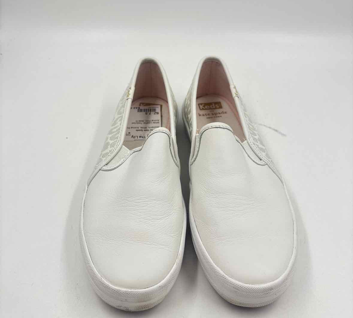 Keds for Kate Spade Women's Shoe Size 7.5 White Animal Print Sneakers