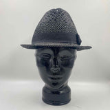 H&M Women's Black Open Weave Misc. Hat