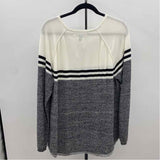 Karen Scott Women's Size L Black Marled Sweater