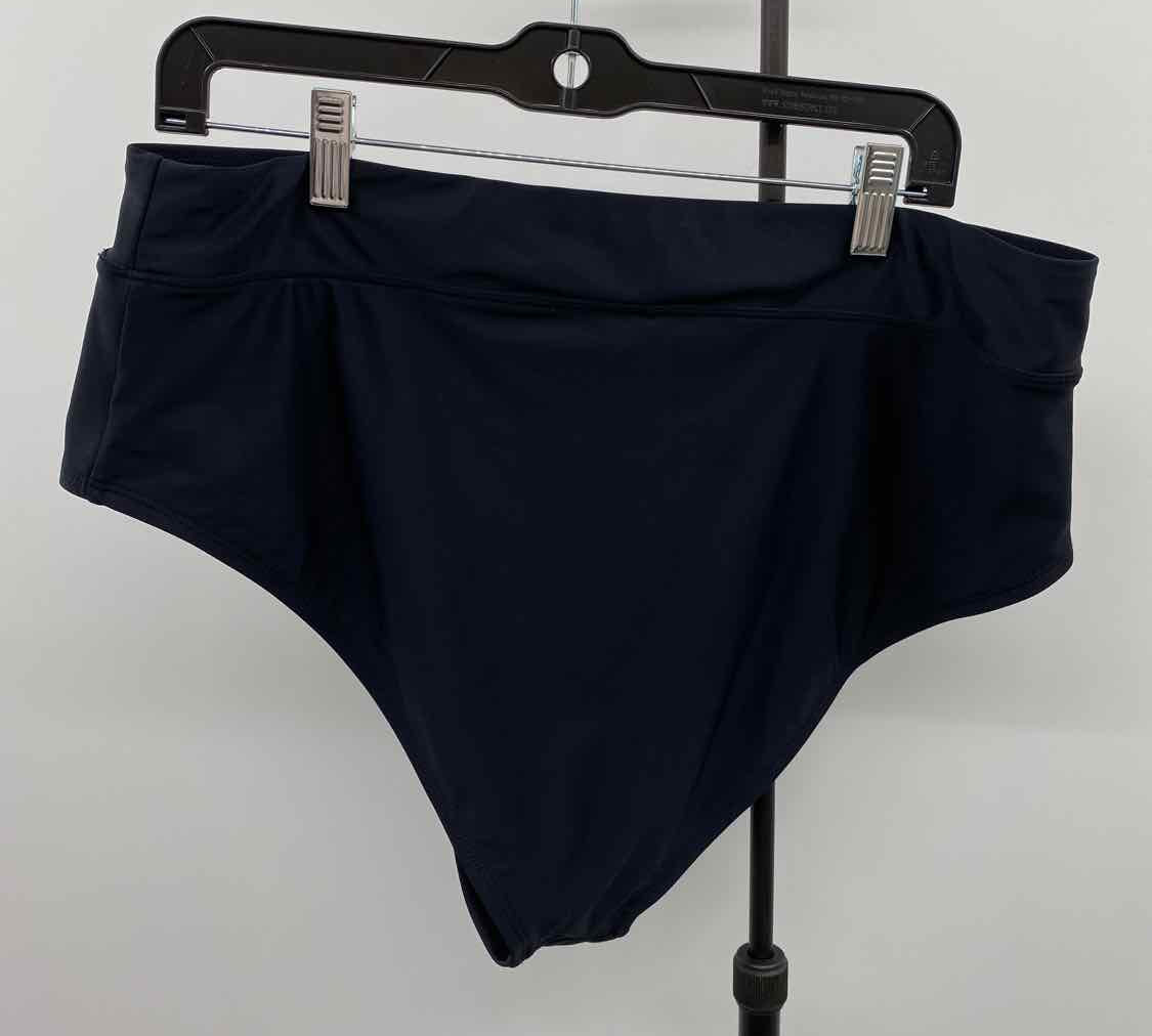 Cupshe Women's Size 20 Black Solid Swimsuit - Separate