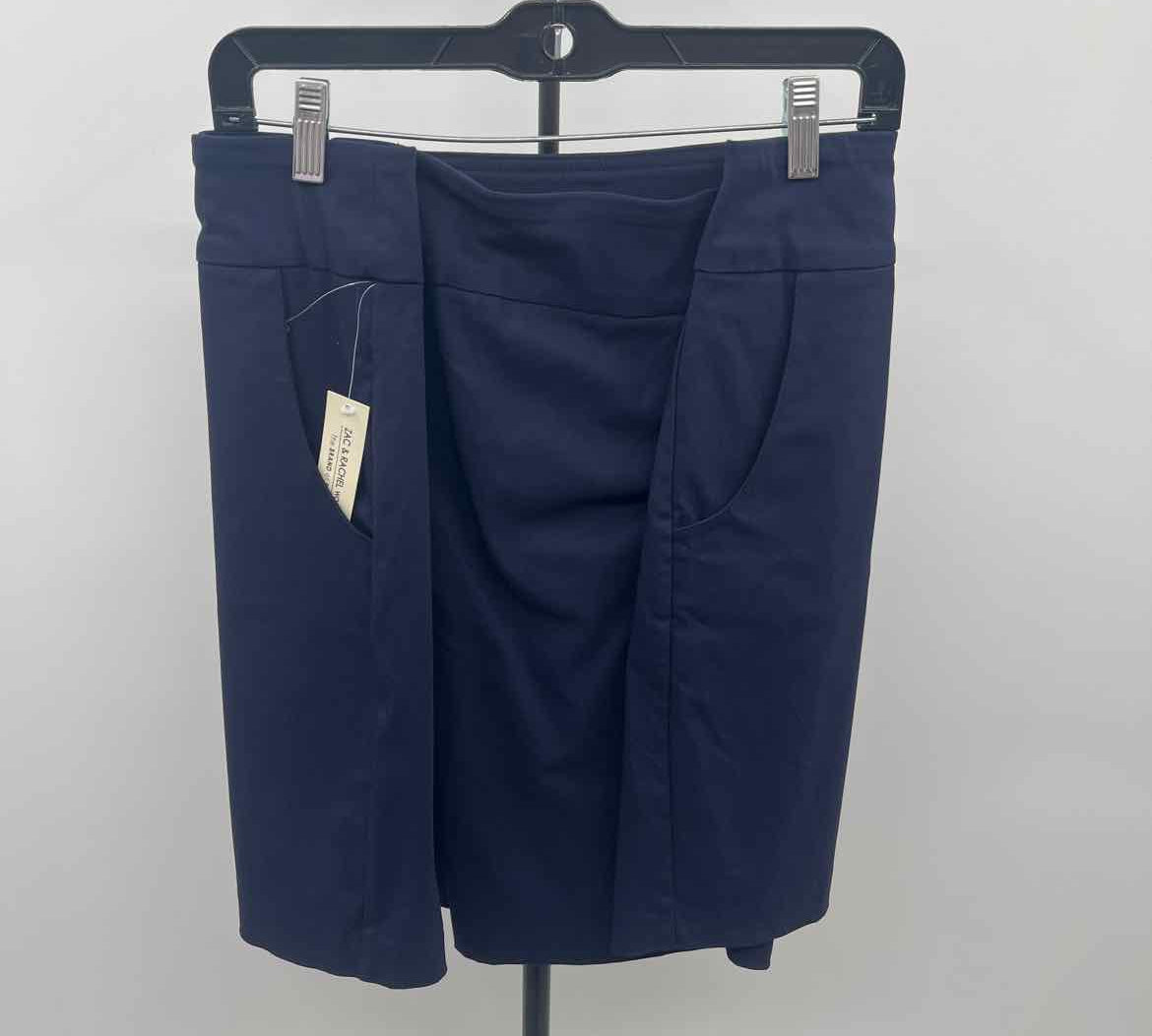 Zac & Rachel Women's Size 24W Navy Solid Skirt