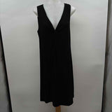 Eileen Fisher Women's Size 10 Black Solid Dress
