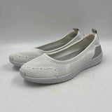 Easy sprit Women's Shoe Size 8.5 White Textured Casual Shoes