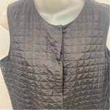 Eileen Fisher Women's Size L Black Textured Vest