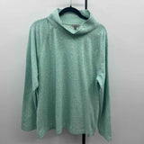 Talbots Women's Size XL Green Heathered Long Sleeve Shirt