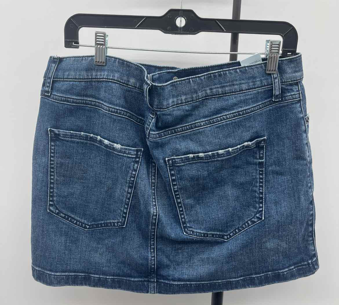 Express Women's Size 10 Blue Solid Skirt
