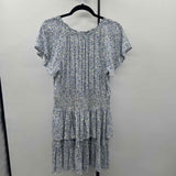 Patrons of Peace Women's Size 14 Blue Paisley Dress