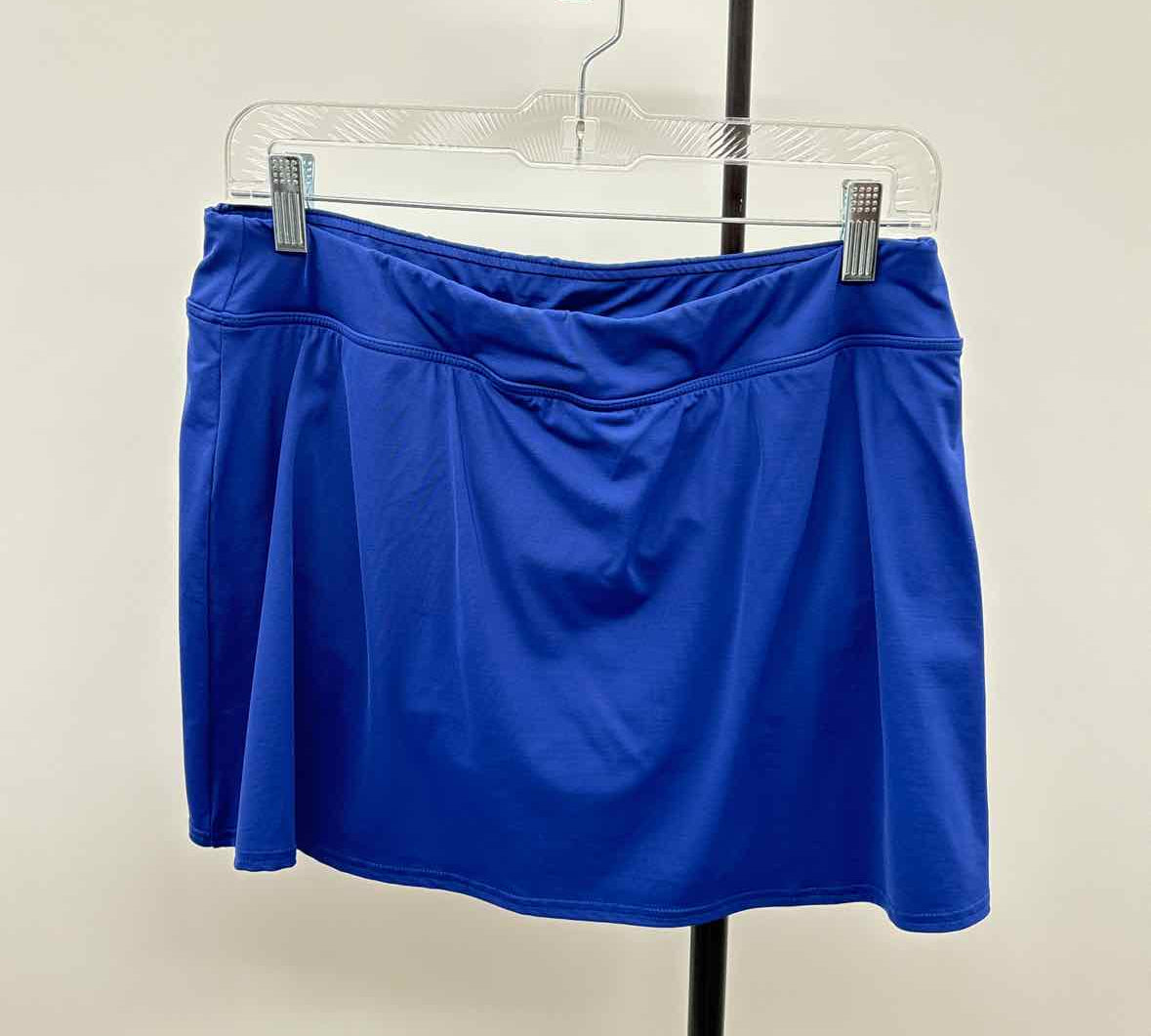 Lands End Women's Size 12 Blue Solid Swimsuit - Separate