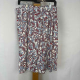 Liz Claiborne Women's Size S White Paisley Skirt