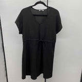 Ekouaer Women's Size 2 Black Solid Dress