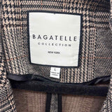 Bagatelle Women's Size L Black Plaid Jacket