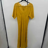 made in Italy Women's Size 12 Yellow Textured Dress