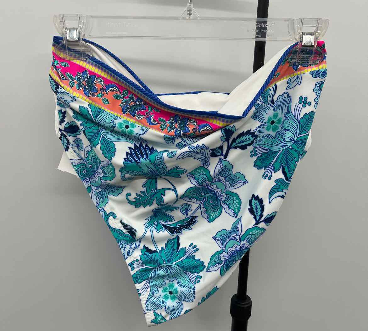 La Blanca Women's Size 8 Teal Floral Swimsuit - Separate
