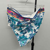 La Blanca Women's Size 8 Teal Floral Swimsuit - Separate
