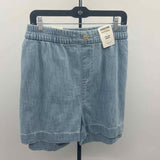 Levi Strauss Women's Size 3X Light Blue Solid Shorts