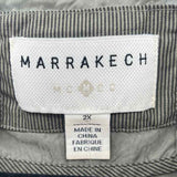 Marrakech Women's Size 2X Olive Solid Jacket