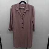 JJill Women's Size 14 Mauve Textured Dress